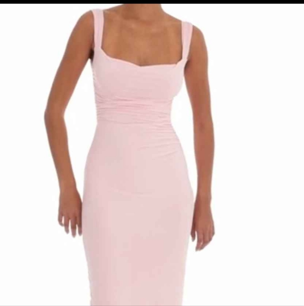 Elegant Pink Evening Gown